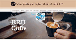 Desktop Screenshot of brucoffeehouse.com